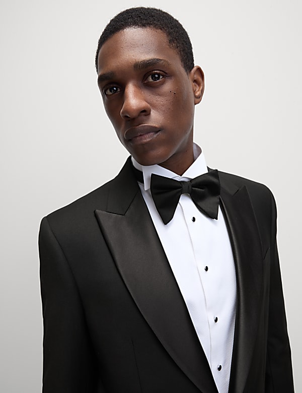 Regular Fit Stretch Tuxedo Jacket