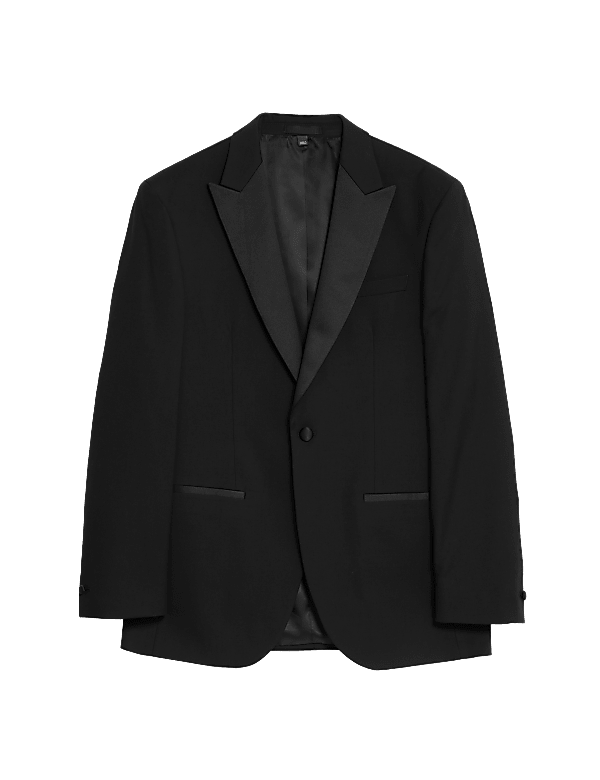 Regular Fit Stretch Tuxedo Jacket