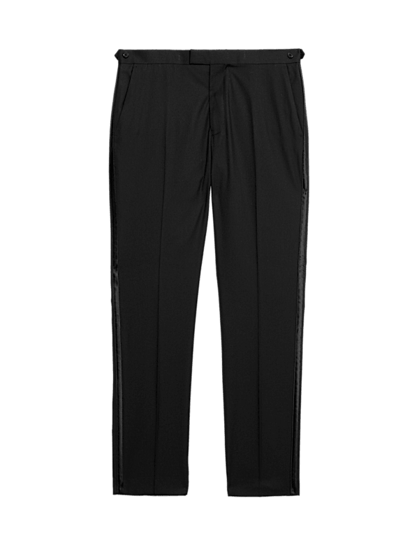 Slim Fit Stretch Tuxedo Trousers