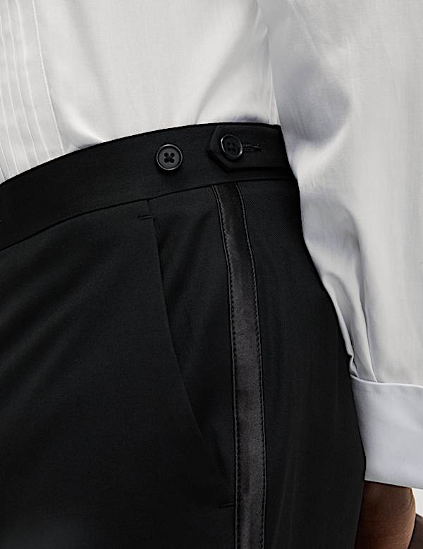 מכנסי טוקסידו סטרץ' בגזרת סקיני - IL