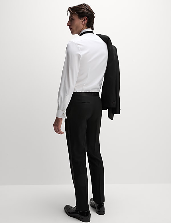 White evening trousers outlet