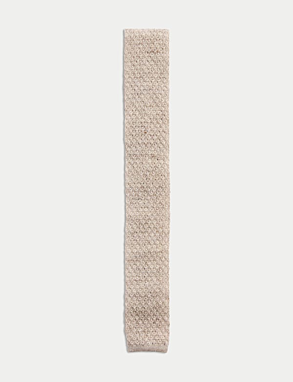 Cravate en maille de lin - FR