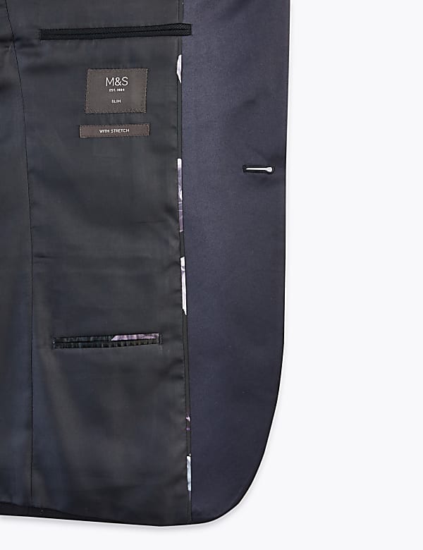 Slim Fit Textured Dinner Jacket