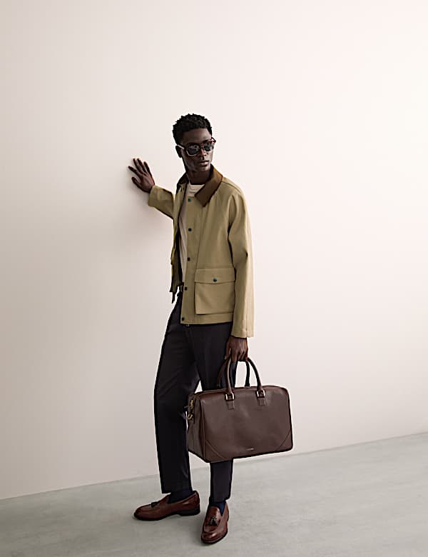 Pure Cotton Short Trench Coat - GR