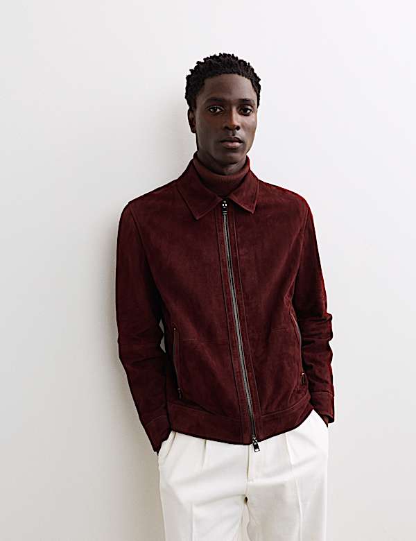 Veste Harrington en cuir - CA