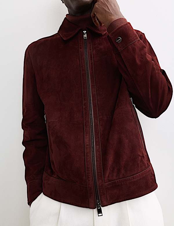 Veste Harrington en cuir - CA