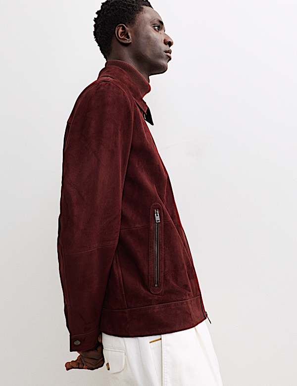 Veste Harrington en cuir - CA