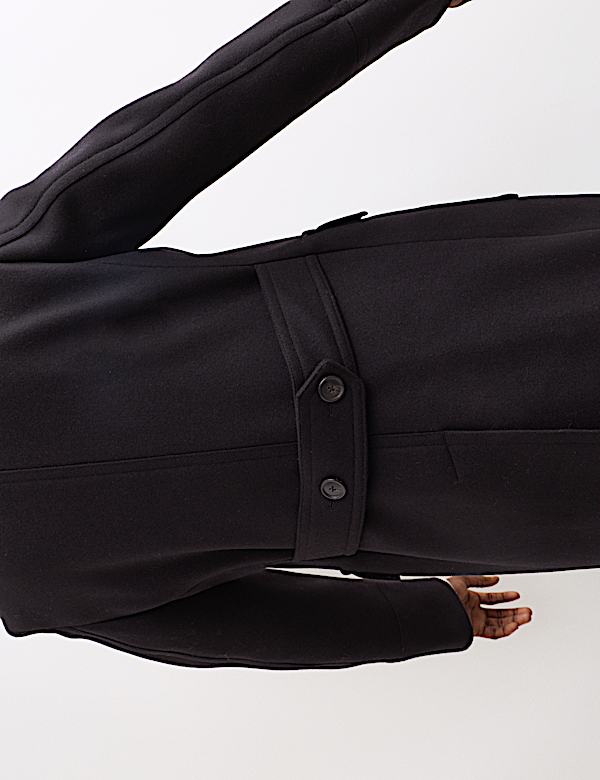 Manteau à revers en laine italienne - CA