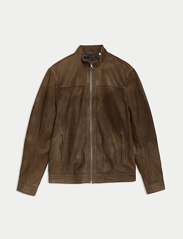 Leather Jacket BROWN Jackets M S PT