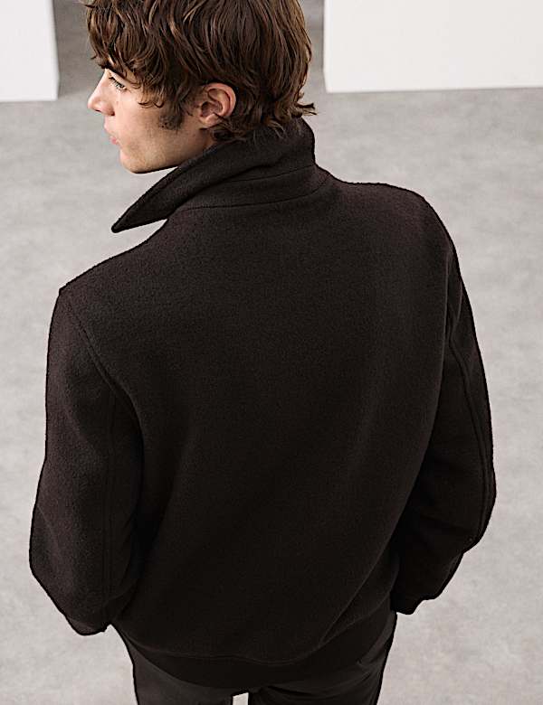 Wool Rich Bomber Jacket - CA