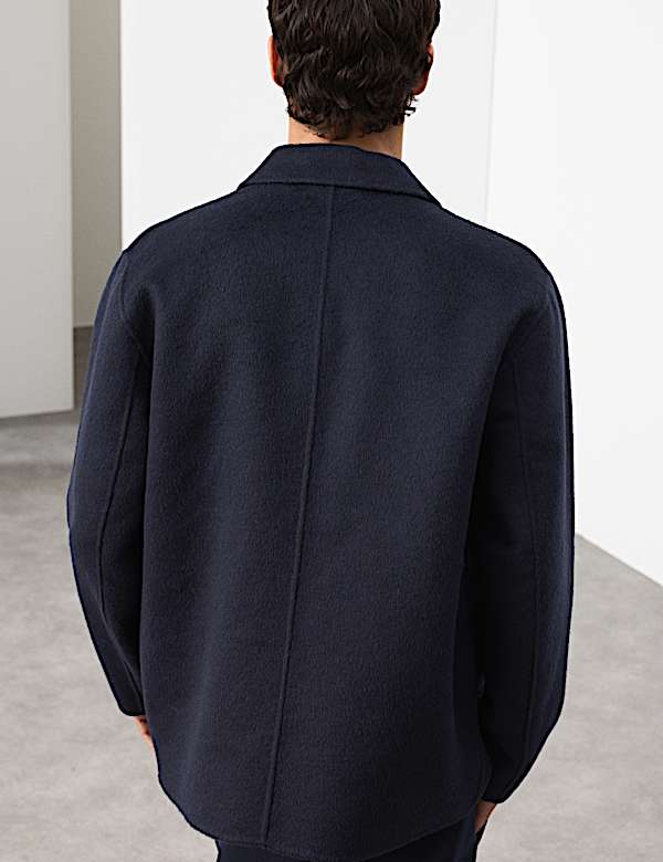 Jaket Pendek Campuran Wol - ID