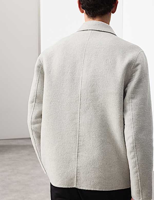 Jaket Pendek Campuran Wol - ID