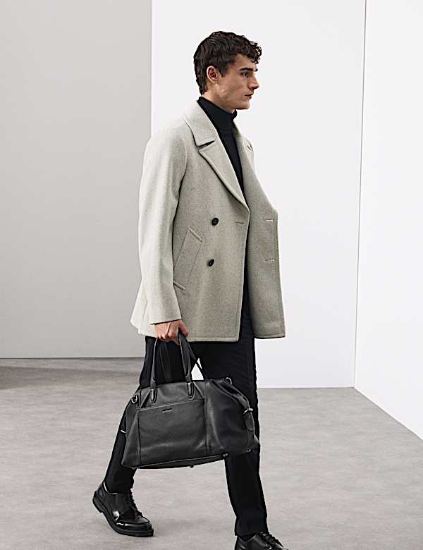Wool Rich Peacoat - IT