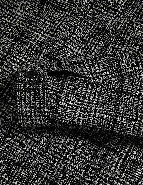 Wool Blend Harrington Jacket - FR