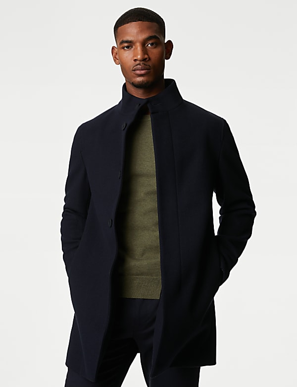 Funnel Neck Coat