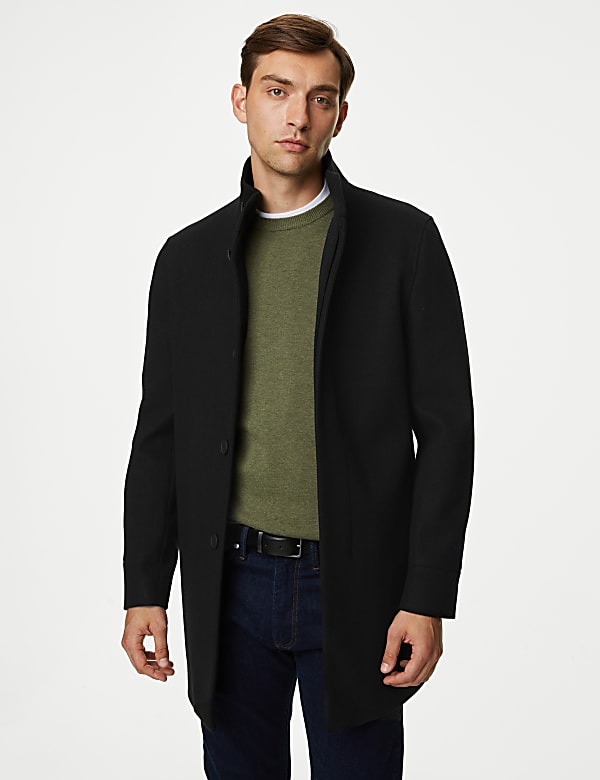 Funnel Neck Coat