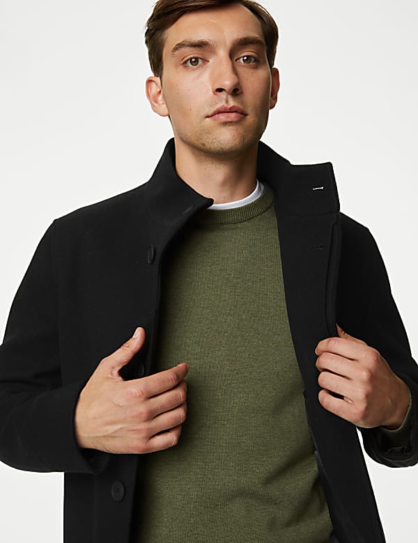 Funnel Neck Coat
