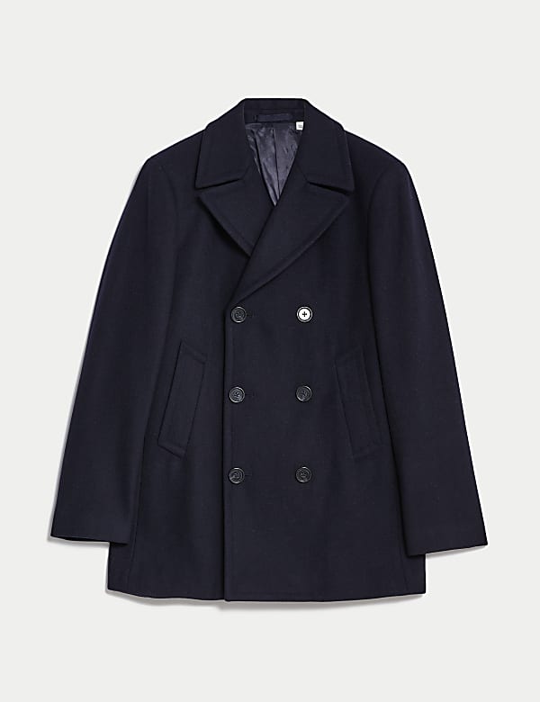 Wool Rich Peacoat - DE