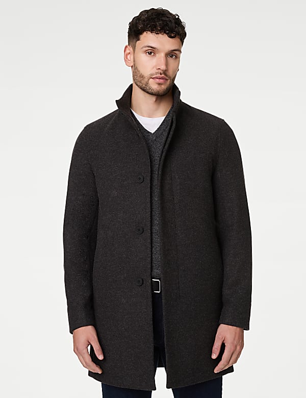 Funnel Neck Coat