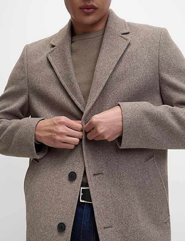 Grey revere coat top