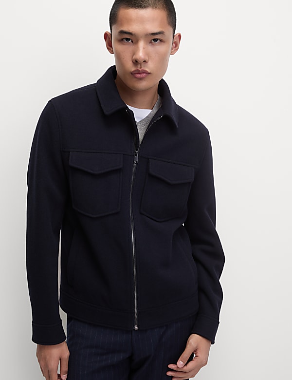 Zip Through Short Jacket - HU