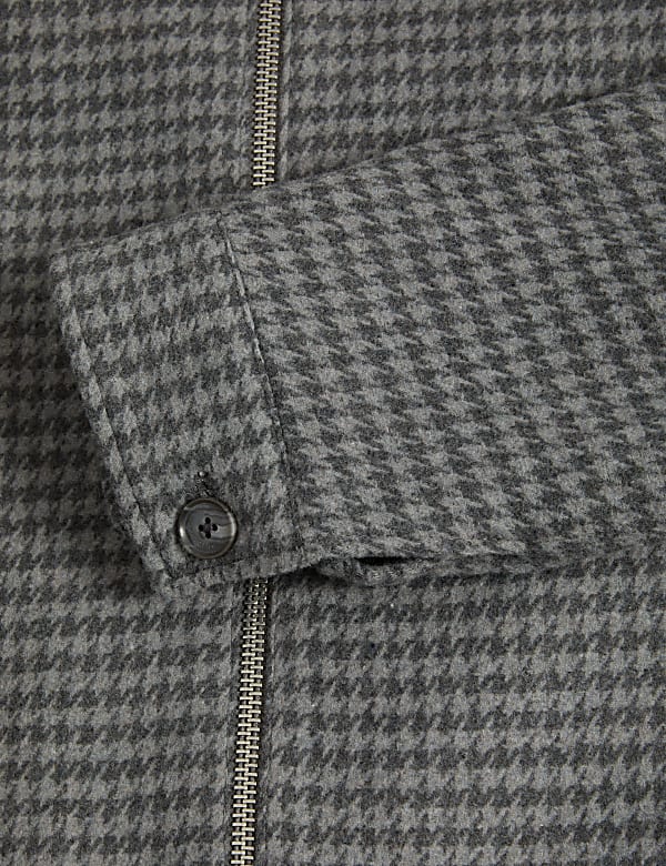 Bomber Jacket with Wool