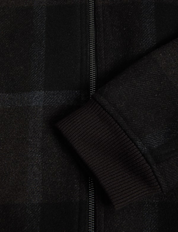 Bomber Jacket with Wool