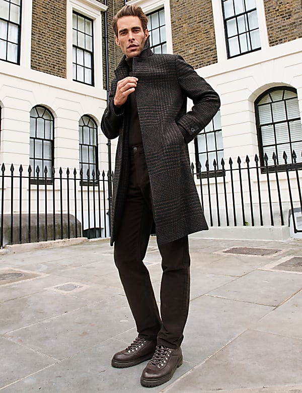 M&s black coat hotsell