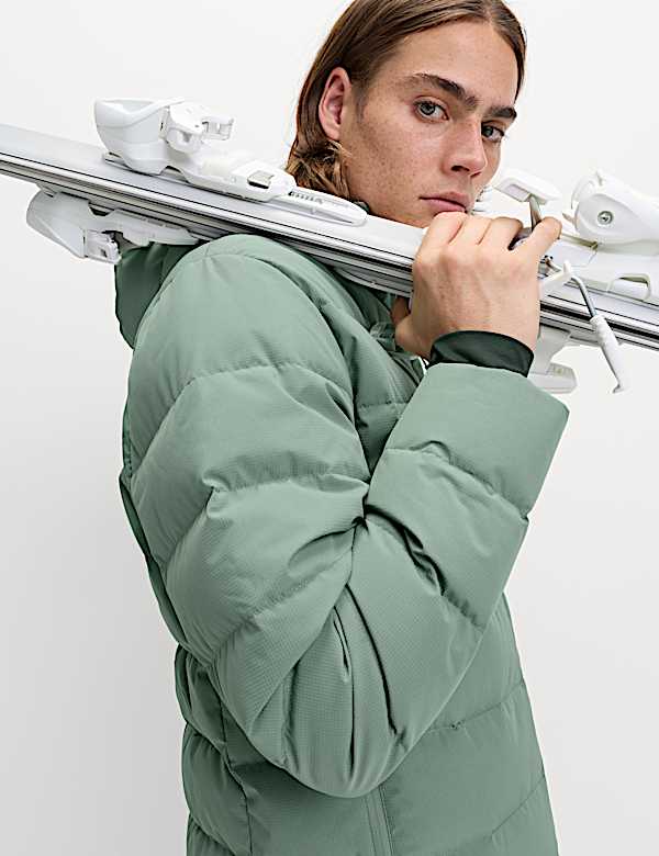 Feather and Down Ski Puffer Jacket - FI