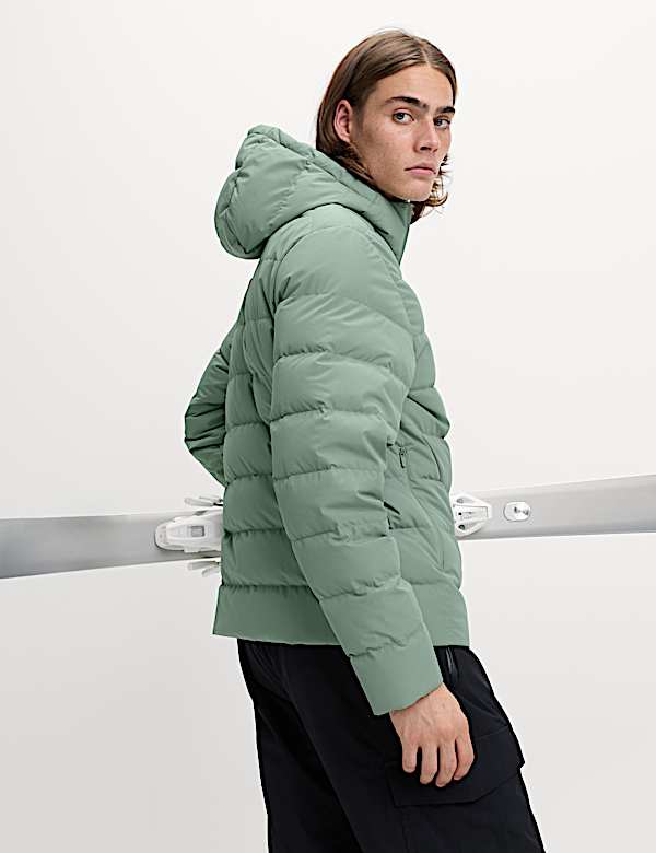 Feather and Down Ski Puffer Jacket - FI