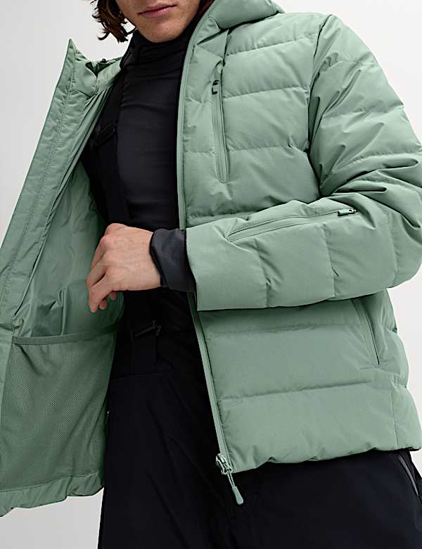 Feather and Down Ski Puffer Jacket - FI