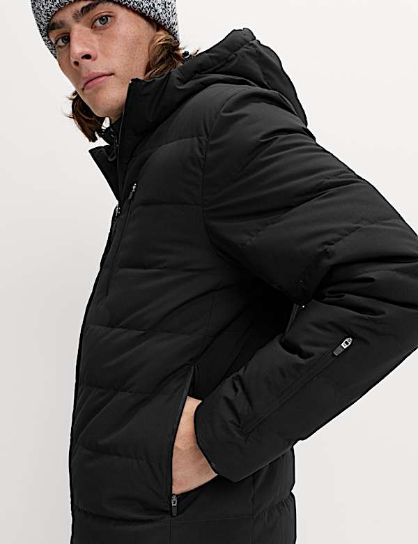 Feather and Down Ski Puffer Jacket - NZ