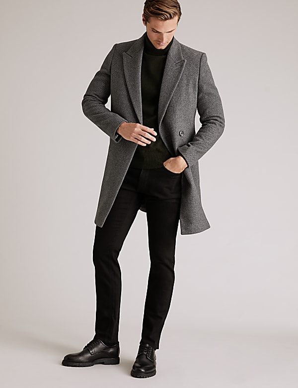 Marks and spencer overcoat hotsell