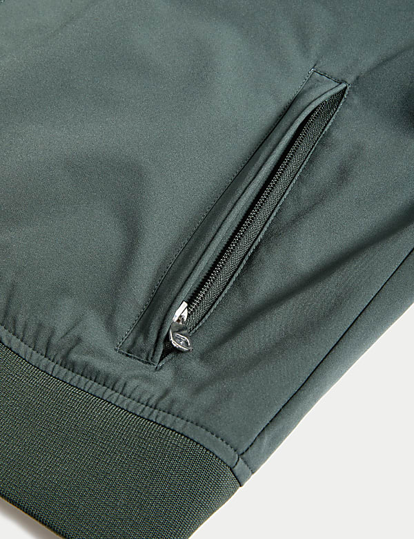 Plain Band Collar Jacket