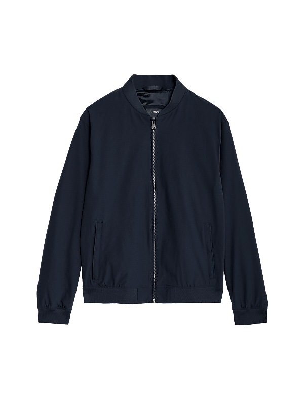 Plain Band Collar Jacket