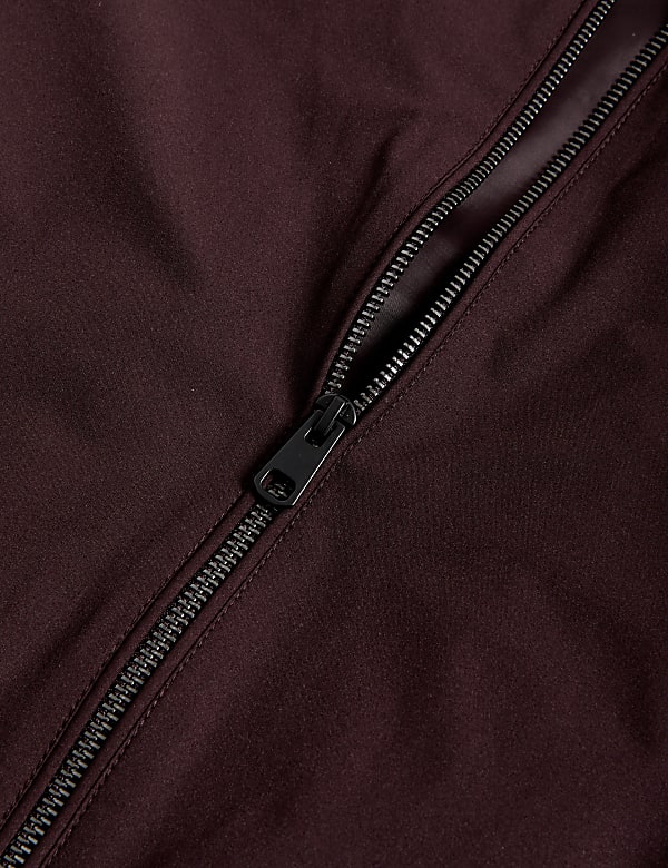Plain Band Collar Jacket