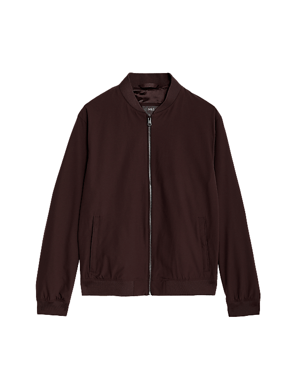 Plain Band Collar Jacket
