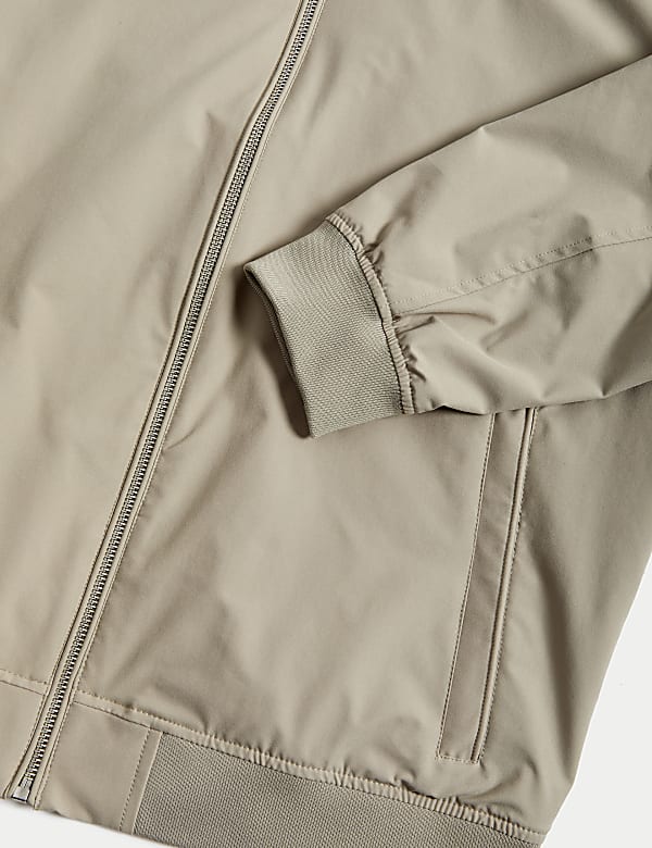 Plain Band Collar Jacket