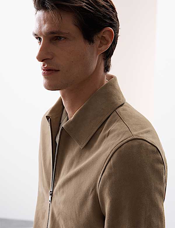 Veste Harrington en daim - CA