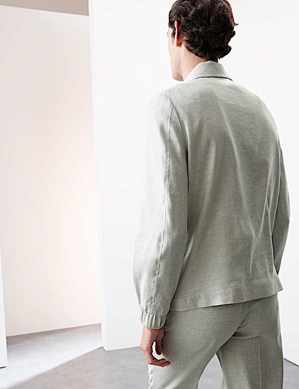 Italian Linen Miracle™ Bomber Jacket - CY