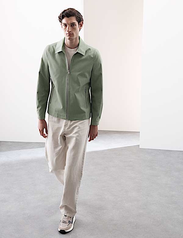 Pure Cotton Harrington Jacket - JE