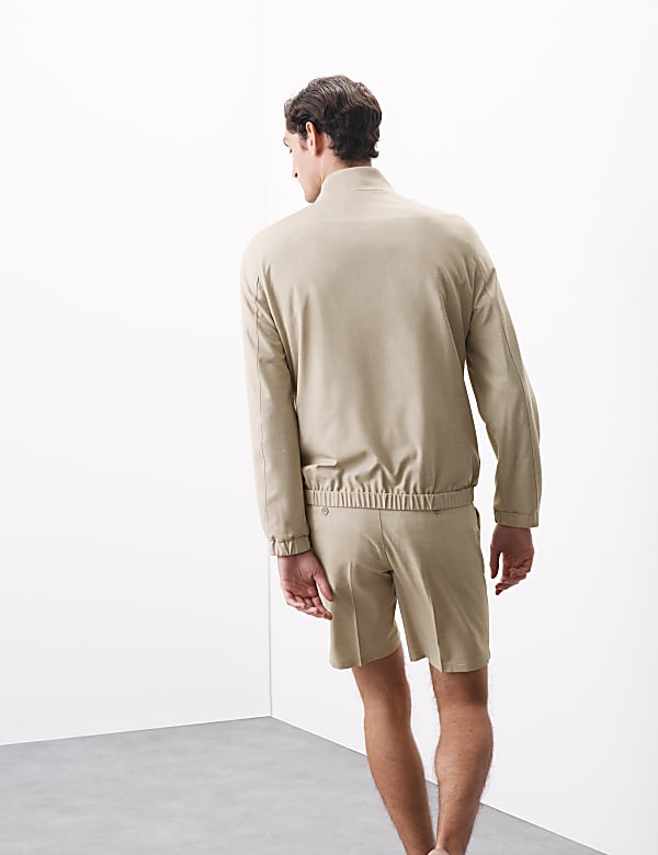 Funnel Neck 360 Flex Bomber Jacket - HU