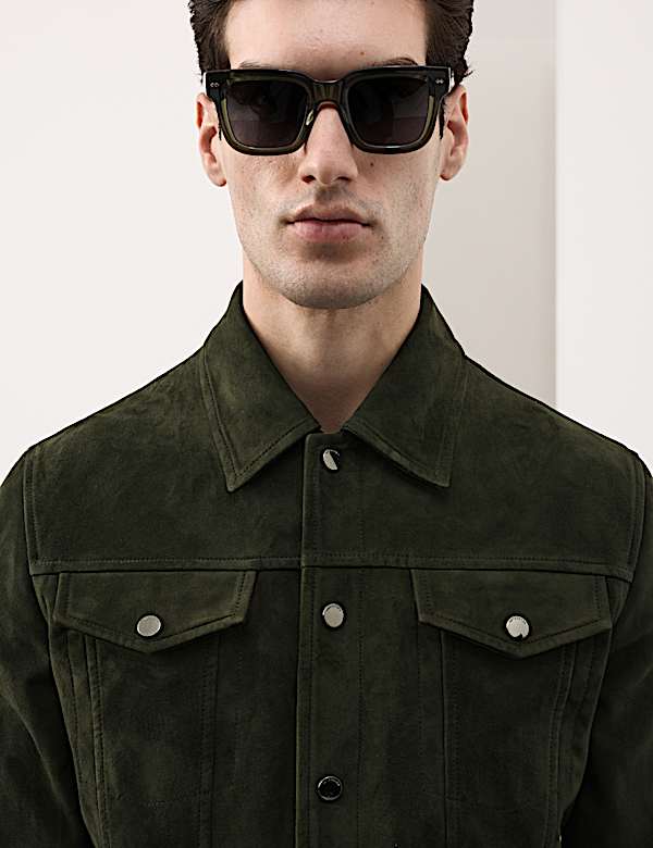 Suede Trucker Jacket - LU