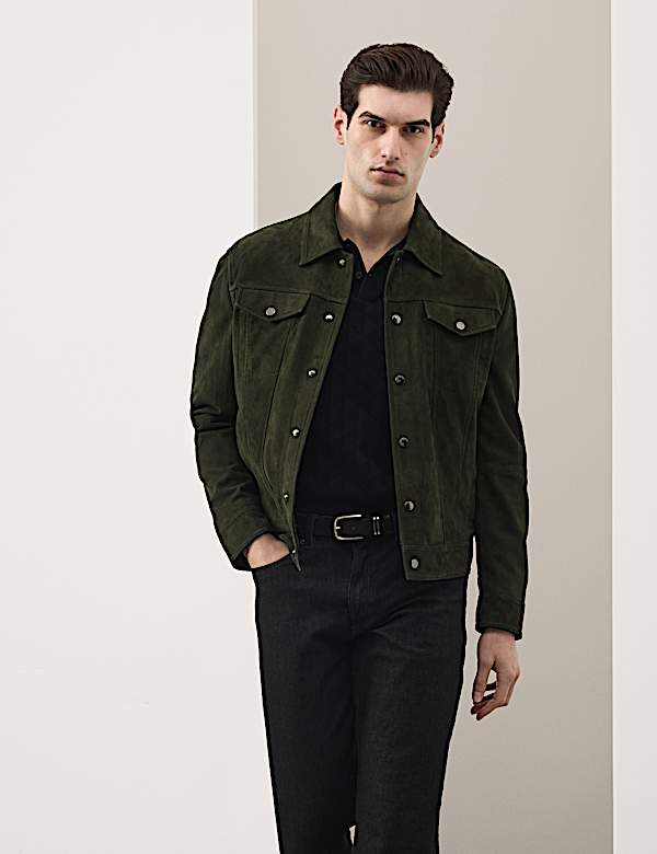 Suede Trucker Jacket - LU