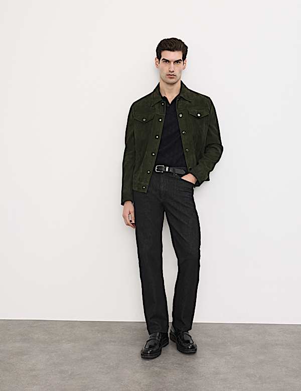 Suede Trucker Jacket - LU