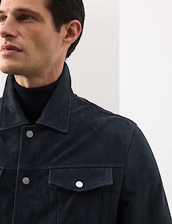 Suede Trucker Jacket