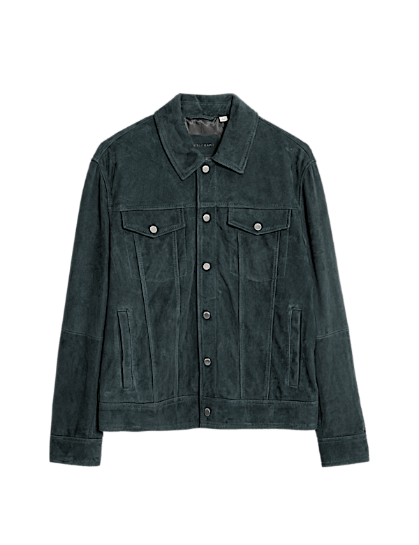 Suede Trucker Jacket
