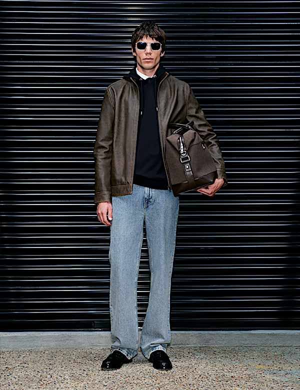 Jacket Motor Kulit Berleher Tinggi - ID