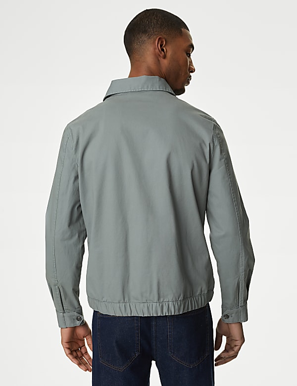 Kurtka Harrington z mieszanki z przewagą bawełny - PL