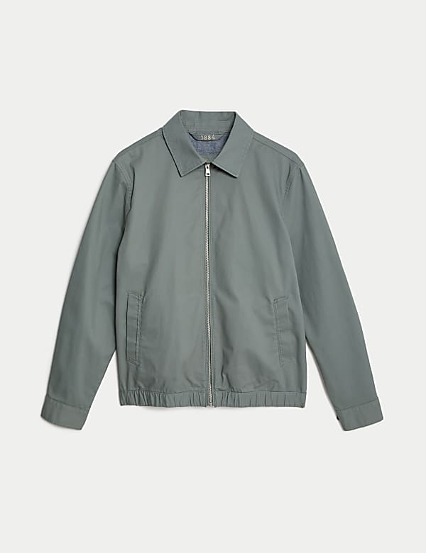 Kurtka Harrington z mieszanki z przewagą bawełny - PL